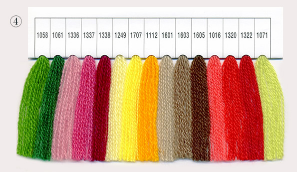 さがら刺繍用の刺繍糸の色 ベストスリー