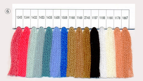 さがら刺繍用の刺繍糸の色 ベストスリー